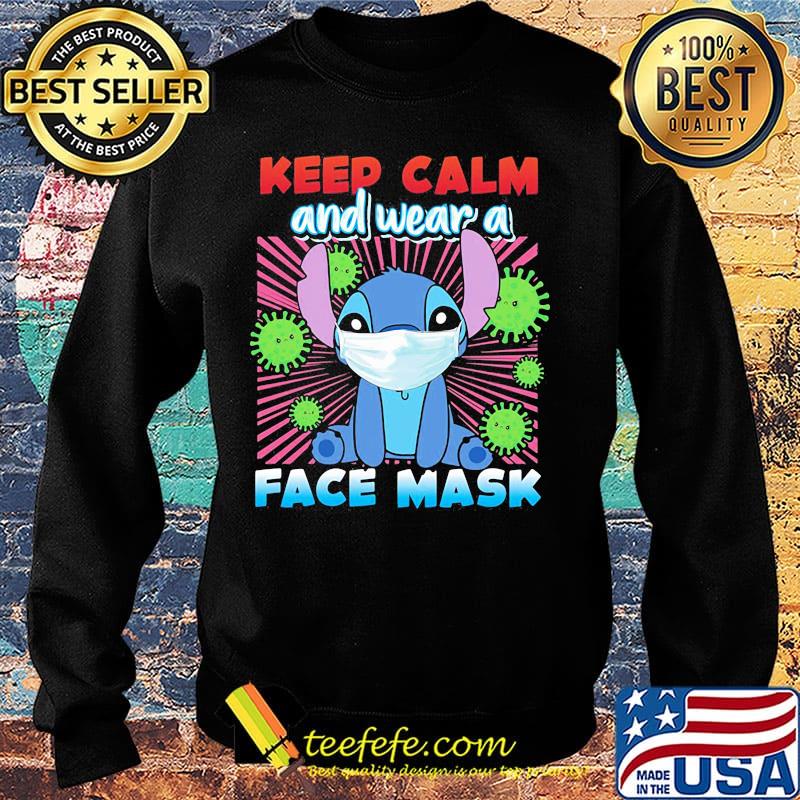 Stitch mask keep calm and wear a face mask covid-19 s Sweater Stitch mask keep calm and wear a face mask covid-19 s Sweater