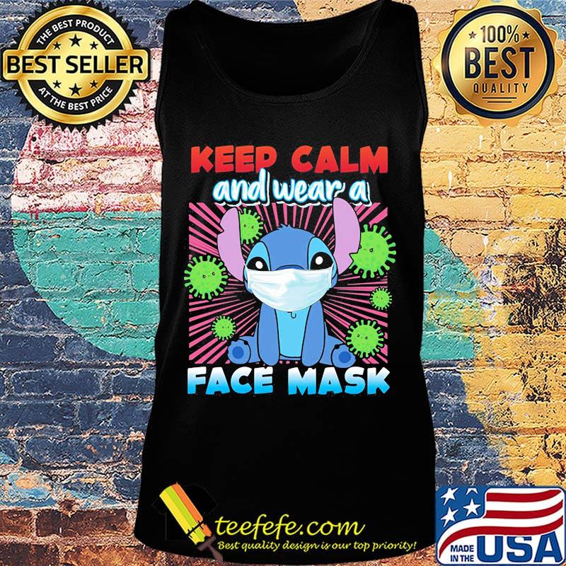 Stitch mask keep calm and wear a face mask covid-19 s Tank top Stitch mask keep calm and wear a face mask covid-19 s Tank top