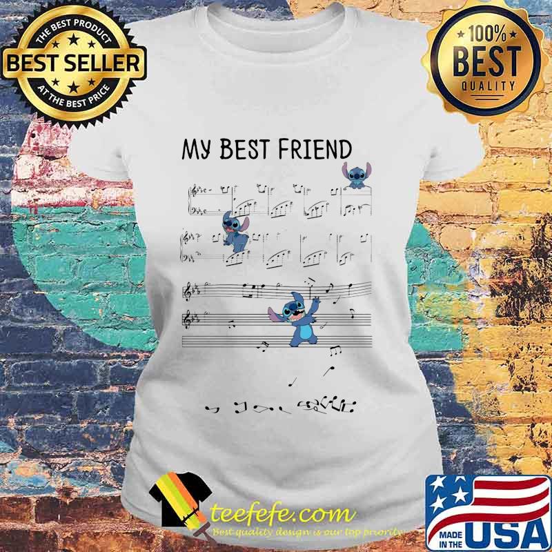 Stitch my best friend music s Laides tee Stitch my best friend music s Laides tee