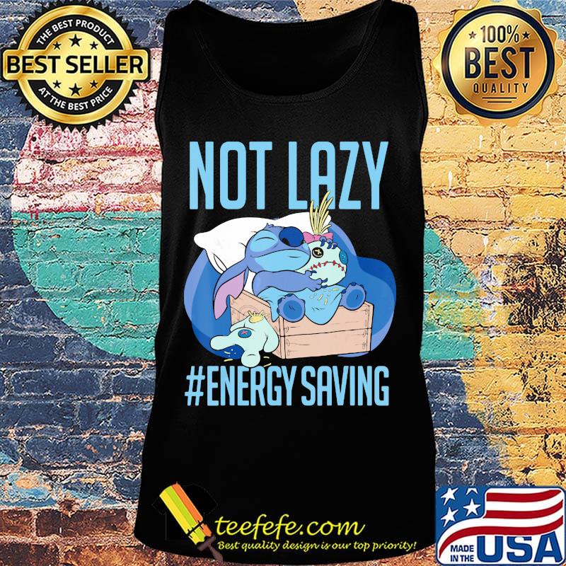Stitch not lazy energy saving s Tank top Stitch not lazy energy saving s Tank top