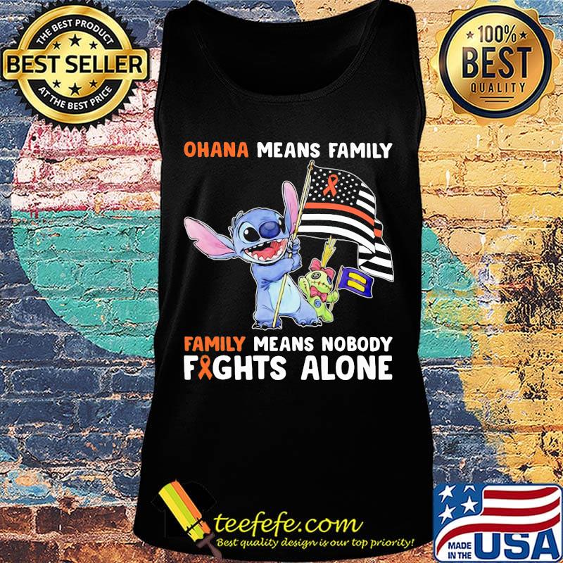 Stitch ohana means family means nobody fights alone american flag independence day s Tank top Stitch ohana means family means nobody fights alone american flag independence day s Tank top