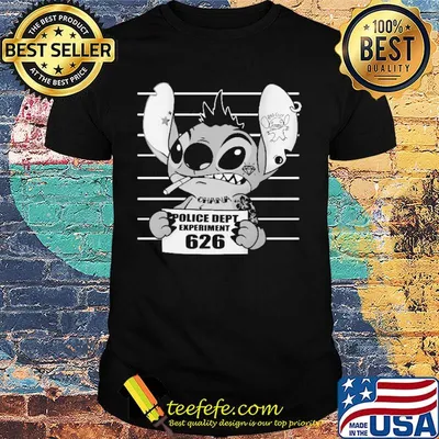 Stitch police dept experiment 626 shirt