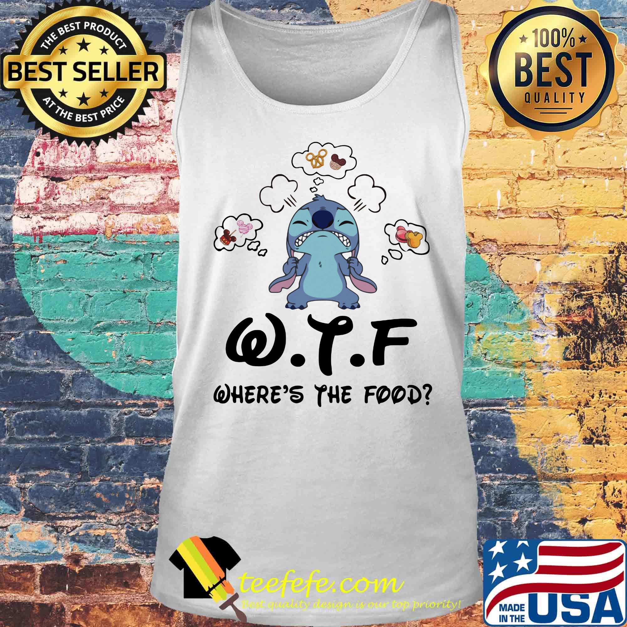 Stitch wtf where's the food white s Tank top Stitch wtf where's the food white s Tank top
