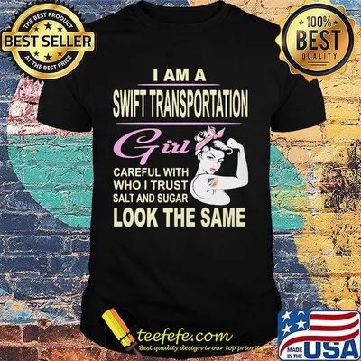 Strong woman i am a swift transportation girl i can do all things through christ who gives me strength shirt