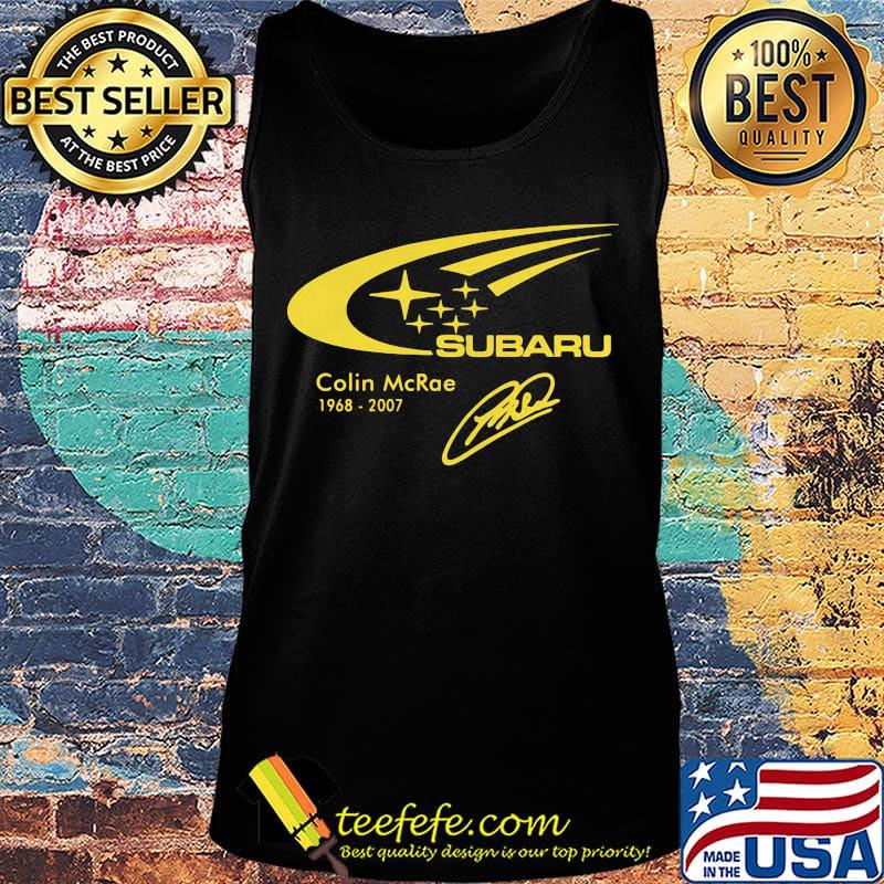 Subaru colin mcrae 1968 2007 signature s Tank top Subaru colin mcrae 1968 2007 signature s Tank top