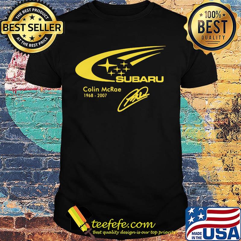 Subaru colin mcrae 1968 2007 signature shirt Subaru colin mcrae 1968 2007 signature shirt
