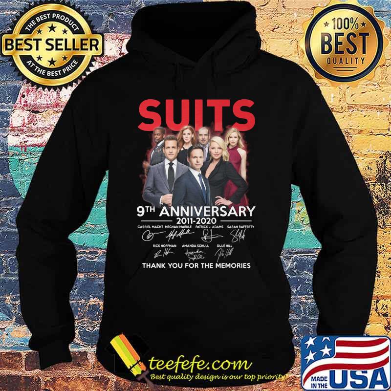 Suits 9th anniversary 2011 2020 thank you for the memories signatures s Hoodie Suits 9th anniversary 2011 2020 thank you for the memories signatures s Hoodie