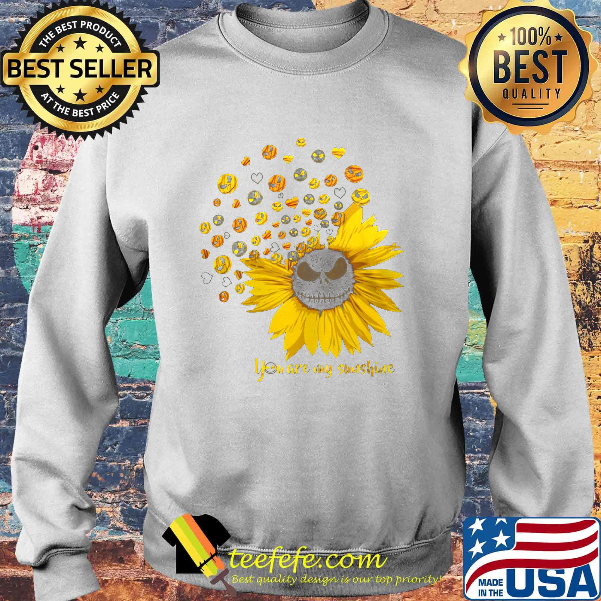 Sunflower jack skellington you are my sunshine hearts s Sweater Sunflower jack skellington you are my sunshine hearts s Sweater