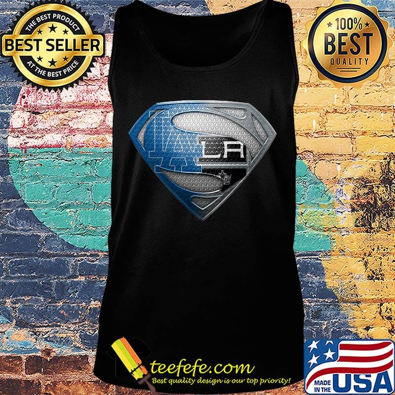 Superman los angeles dodgers and los angeles raiders s Tank top Superman los angeles dodgers and los angeles raiders s Tank top
