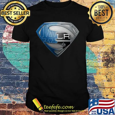 Superman los angeles dodgers and los angeles raiders shirt