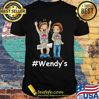 Supernatural dean winchester oh my wendy's shirt