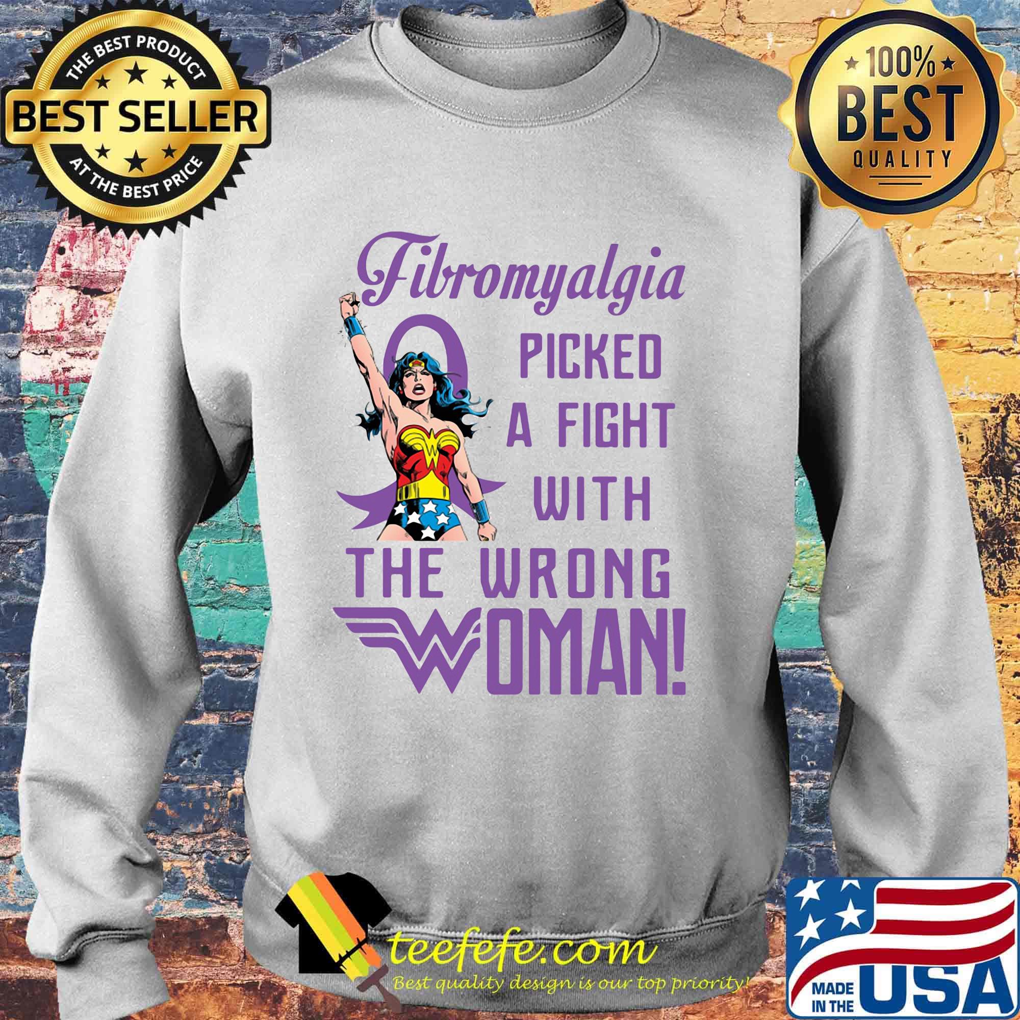 Superwoman fibromyalgia picked a fight with the wrong woman s Sweater Superwoman fibromyalgia picked a fight with the wrong woman s Sweater