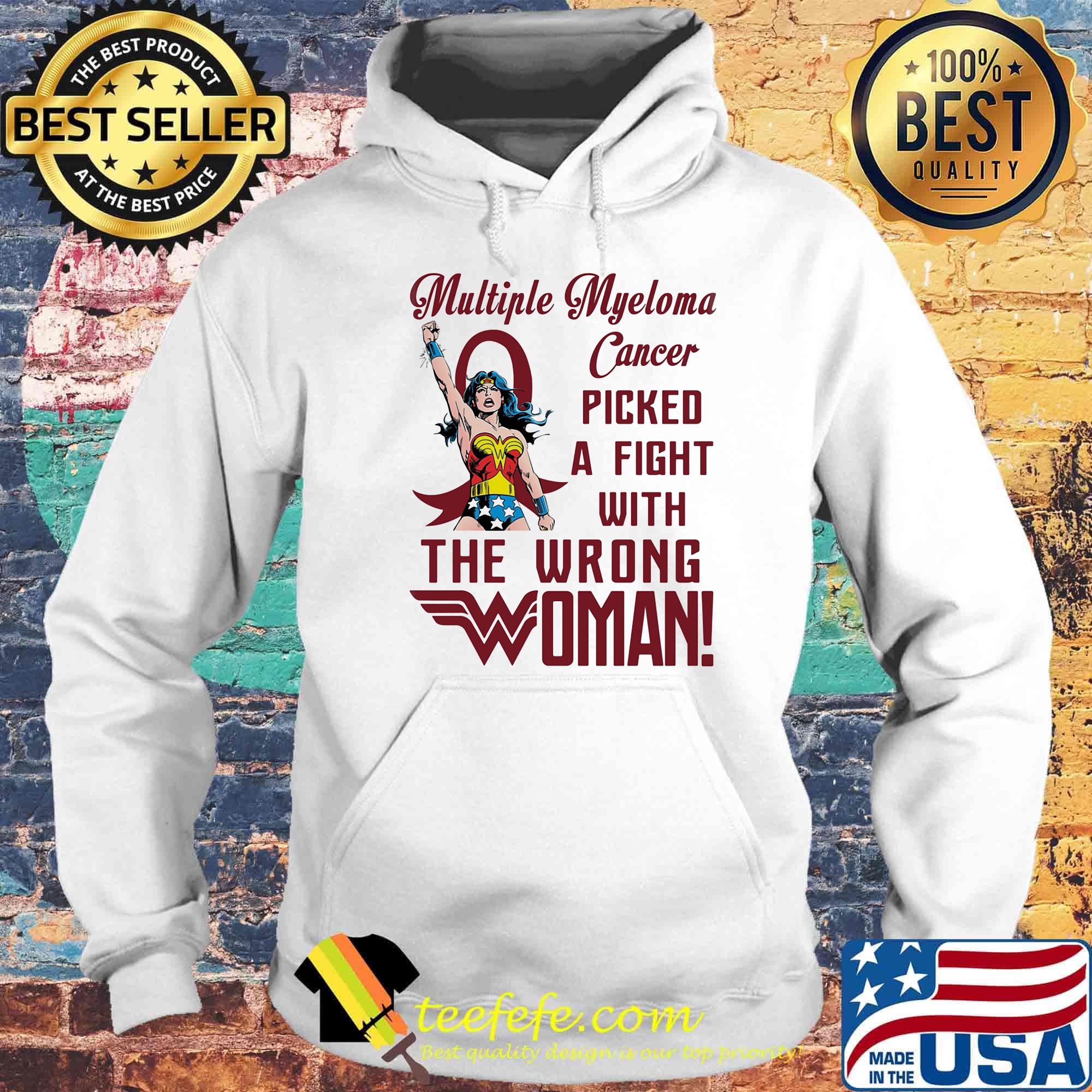 Superwoman multiple myeloma picked a fight with the wrong woman s Hoodie Superwoman multiple myeloma picked a fight with the wrong woman s Hoodie