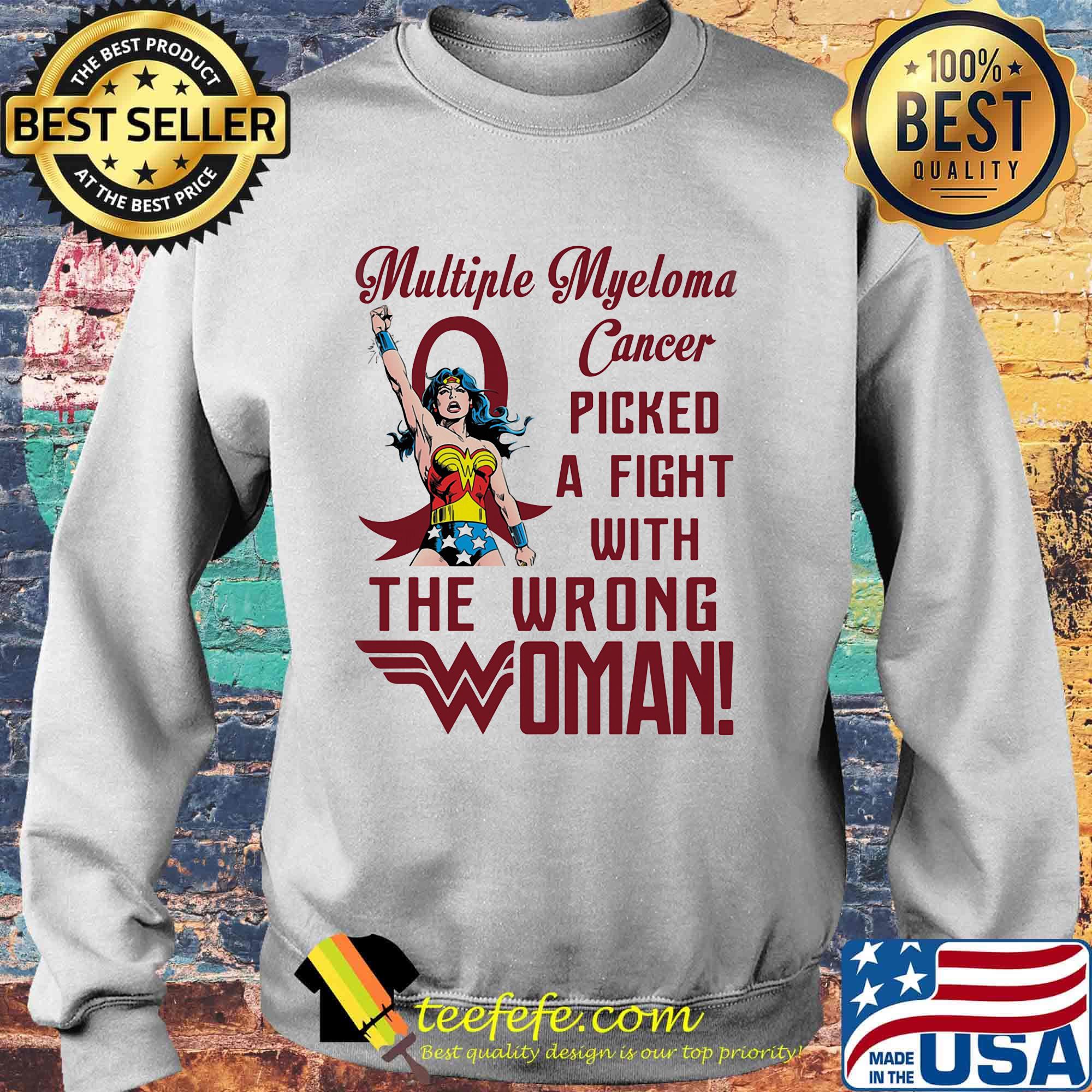 Superwoman multiple myeloma picked a fight with the wrong woman s Sweater Superwoman multiple myeloma picked a fight with the wrong woman s Sweater
