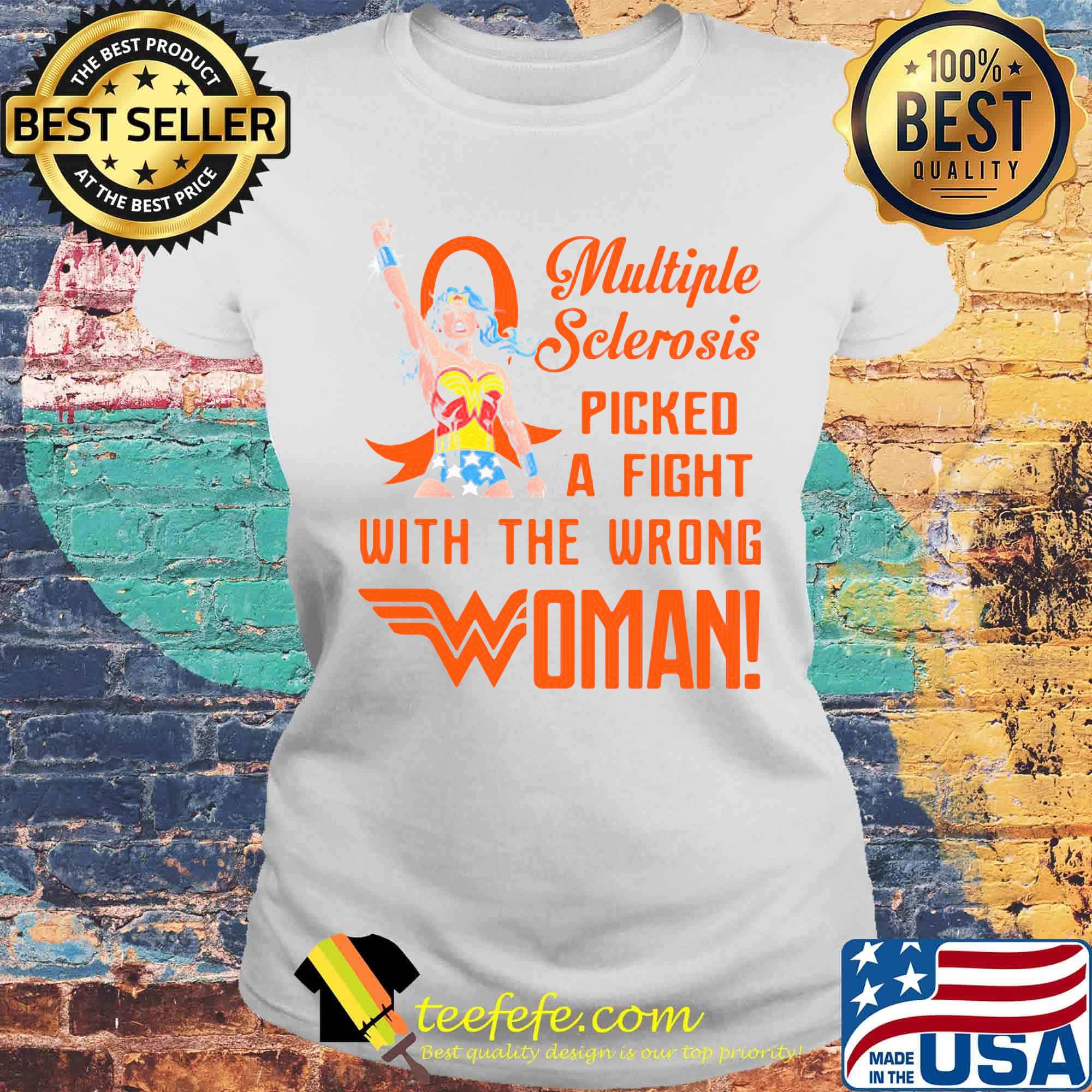 Superwoman multiple picked a fight with the wrong woman s Laides tee Superwoman multiple picked a fight with the wrong woman s Laides tee