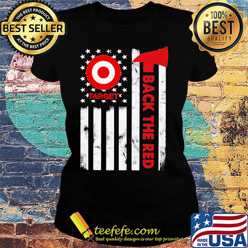 Target back the red american flag independence day s Ladies tee Target back the red american flag independence day s Ladies tee