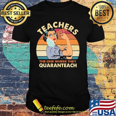 Teachers The One Where They Quaranteach Face Mask 2020 Vintage Retro Shirt