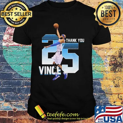 Thank you 25 vince carter basketball player shirt