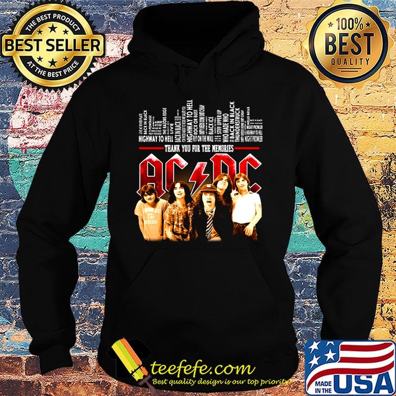 Thank you for the memories AC DC s Hoodie Thank you for the memories AC DC s Hoodie