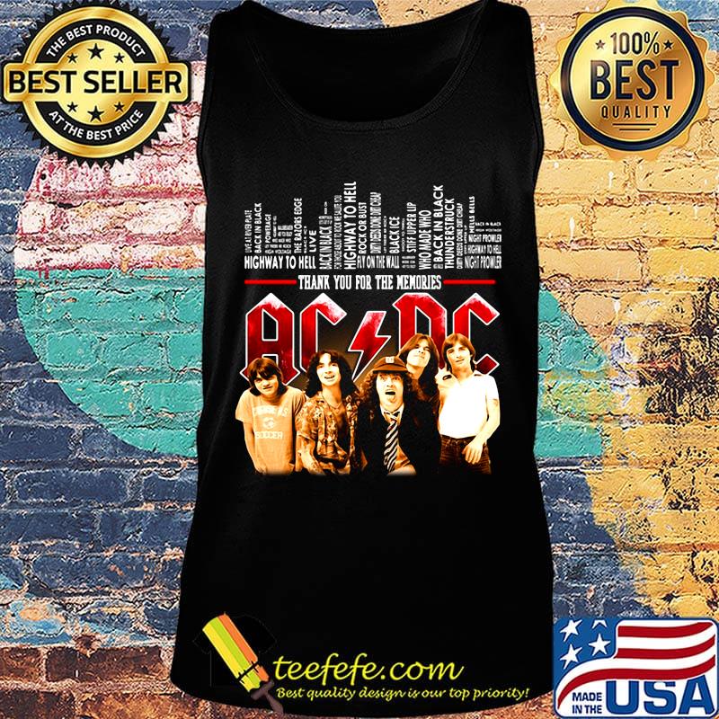 Thank you for the memories AC DC s Tank top Thank you for the memories AC DC s Tank top