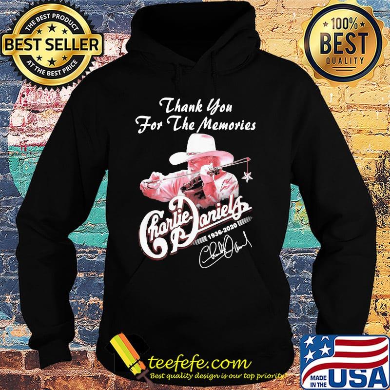 Thank you for the memories charlie daniels 1936 2020 signature s Hoodie Thank you for the memories charlie daniels 1936 2020 signature s Hoodie
