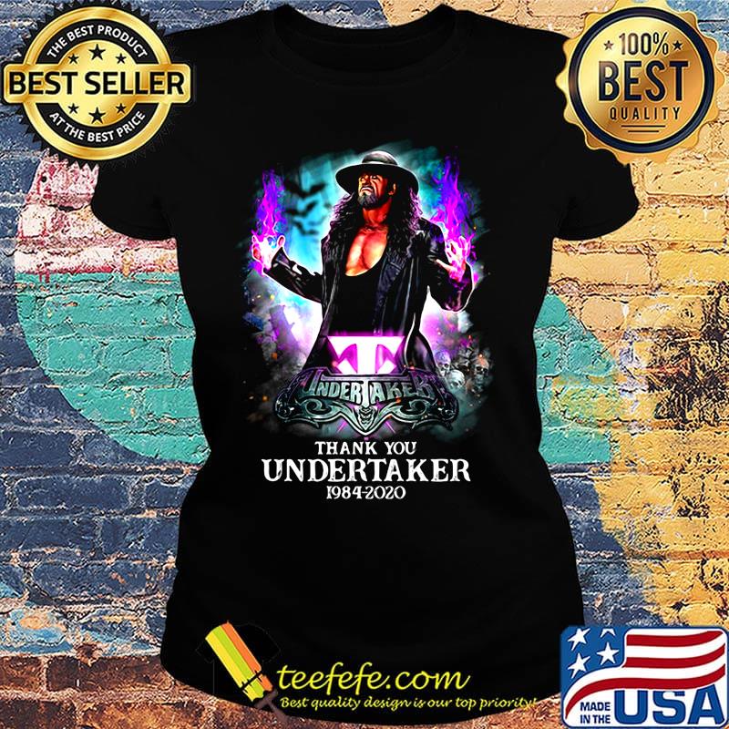 Thank you undertaker 1984 2020 light s Ladies tee Thank you undertaker 1984 2020 light s Ladies tee