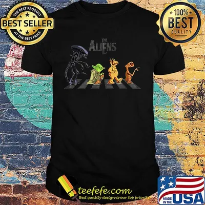 The aliens abbey road shirt