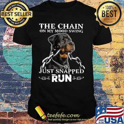 The chain on my mood swing just snapped run dog shirt