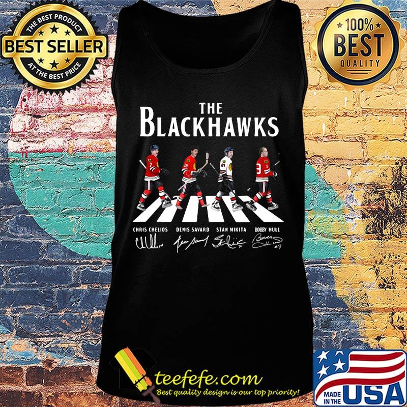 The chicago blackhawks hockey team abbey road signatures s Tank top The chicago blackhawks hockey team abbey road signatures s Tank top