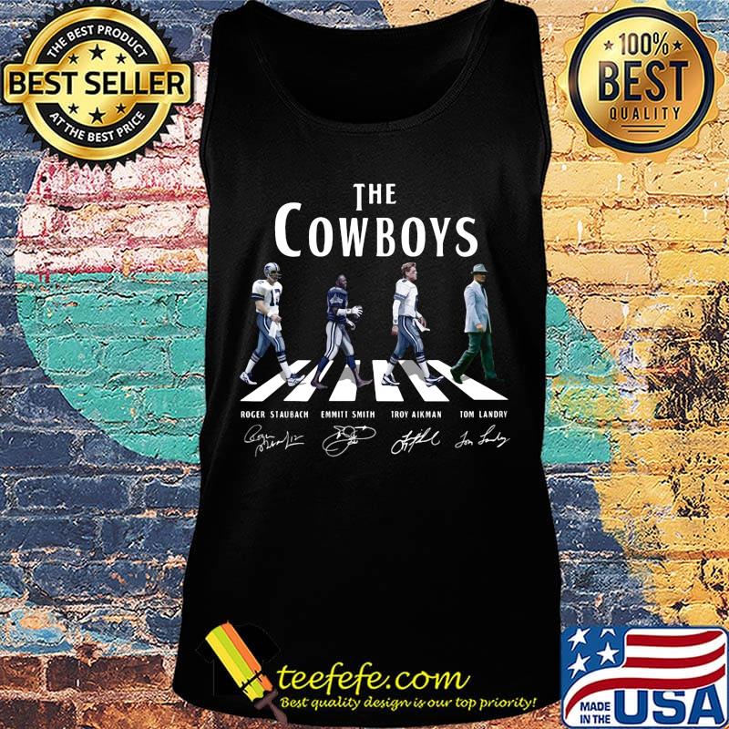 The dallas cowboys football team abbey road signatures s Tank top The dallas cowboys football team abbey road signatures s Tank top