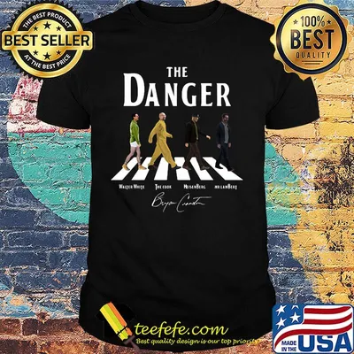 The danger abbey road signatures shirt