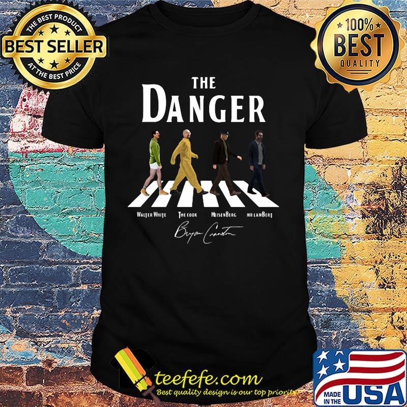 The danger abbey road signatures shirt The danger abbey road signatures shirt