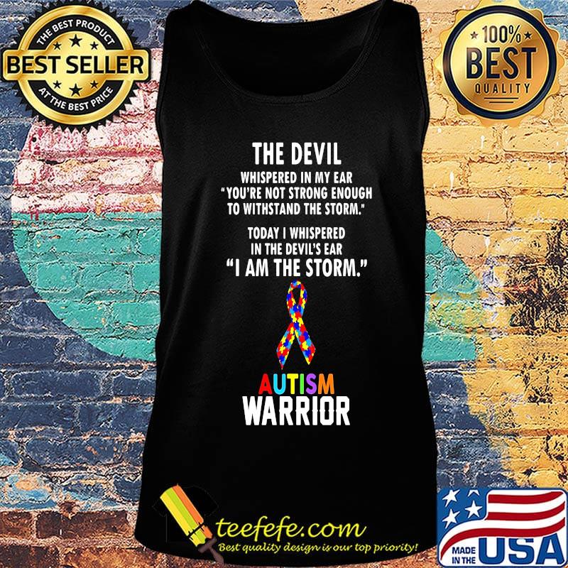 The divil autusm warrior color insert s Tank top The divil autusm warrior color insert s Tank top