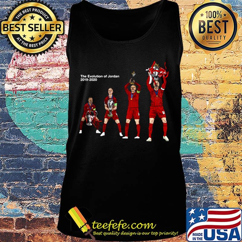 The evolution of jordan 2019 2020 liverpool fc champions s Tank top The evolution of jordan 2019 2020 liverpool fc champions s Tank top