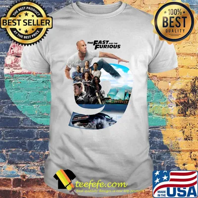 The fast and the furious 9 characters signatures shirt