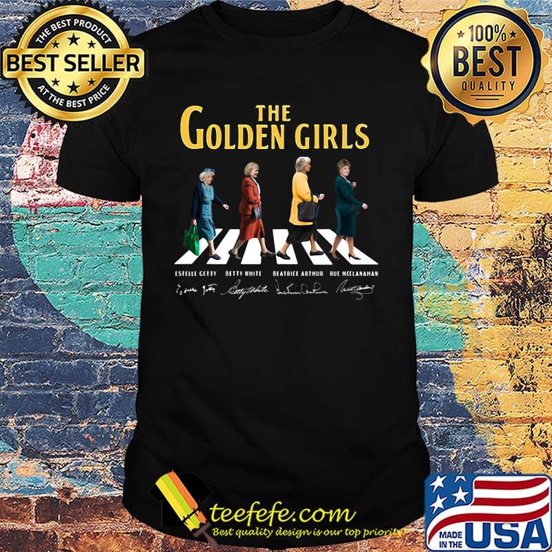 The golden girls abbey road signatures shirt