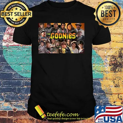 The goonies characters signatures poster shirt