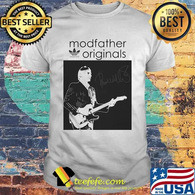 The jam band paul weller modfather originals signature shirt
