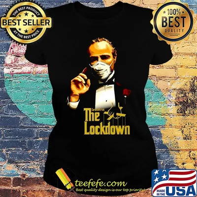 The lockdown mafia mask Covid-19 Coronavirus 2020 s Ladies tee
