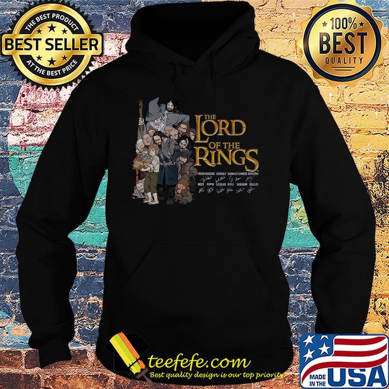 The lord of the rings characters signatures black s Hoodie The lord of the rings characters signatures black s Hoodie