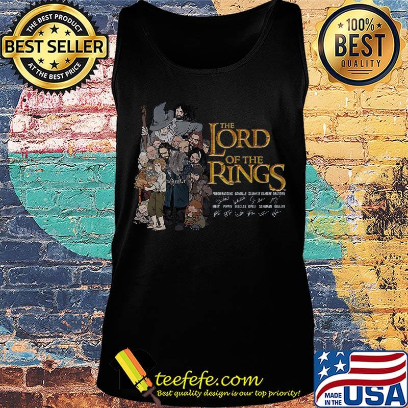The lord of the rings characters signatures black s Tank top The lord of the rings characters signatures black s Tank top