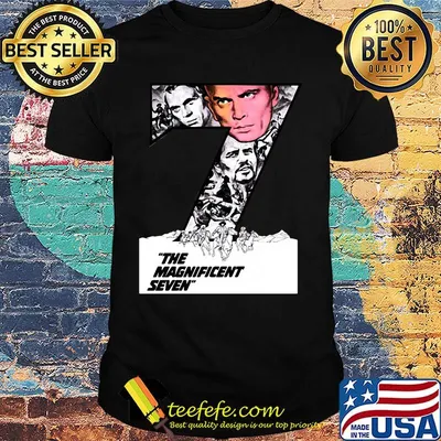 The Magnificent seven 7 character shirt