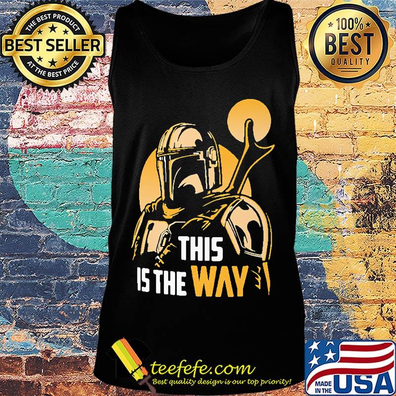 The Mandalorian This is the way shỉt Tank top The Mandalorian This is the way shỉt Tank top