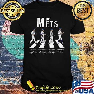 The mets baseball team abbey road signatures shirt