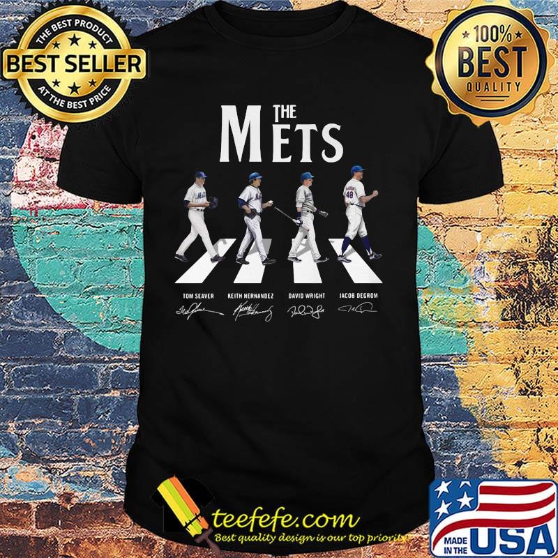 The mets baseball team abbey road signatures shirt