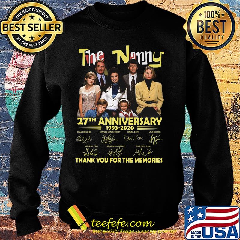 The nanny 27th anniversary 1993 2020 thank you for the memories signatures s Sweater The nanny 27th anniversary 1993 2020 thank you for the memories signatures s Sweater