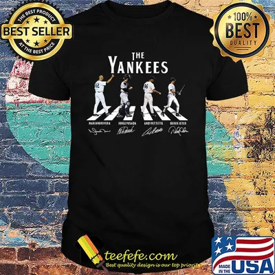 The new york yankees baseball team abbey road signatures shirt