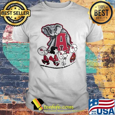 The peanuts alabama crimson tide football team shirt