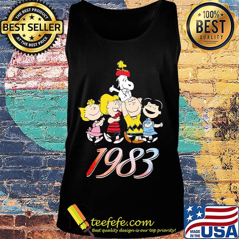 The peanuts cartoon characters 1983 s Tank top The peanuts cartoon characters 1983 s Tank top