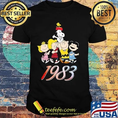 The peanuts cartoon characters 1983 shirt